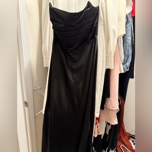 Fashion Nova Strapless Black Dress